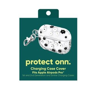 Charging case cover for apple AirPods Pro 1st/2nd generation keychain clip